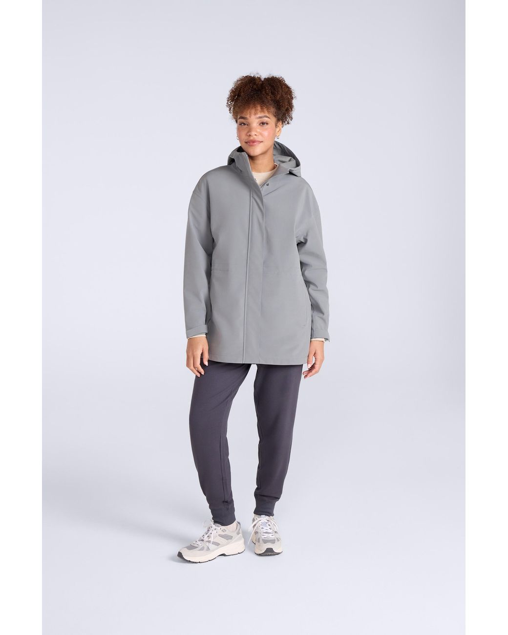 Mountain Warehouse Gray 'Otterly' Softshell Jacket Windproof Water-Resistant Breathable Layer Top