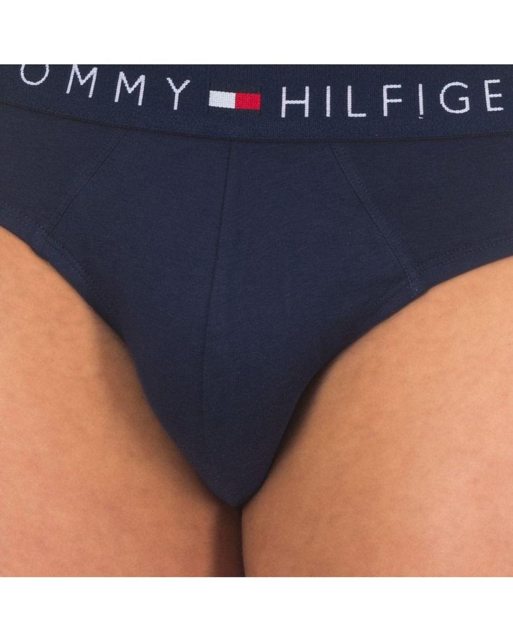 Tommy Hilfiger Blue Pack-2 Slips Breathable Fabric And Anatomical Front 1U87905064 for men