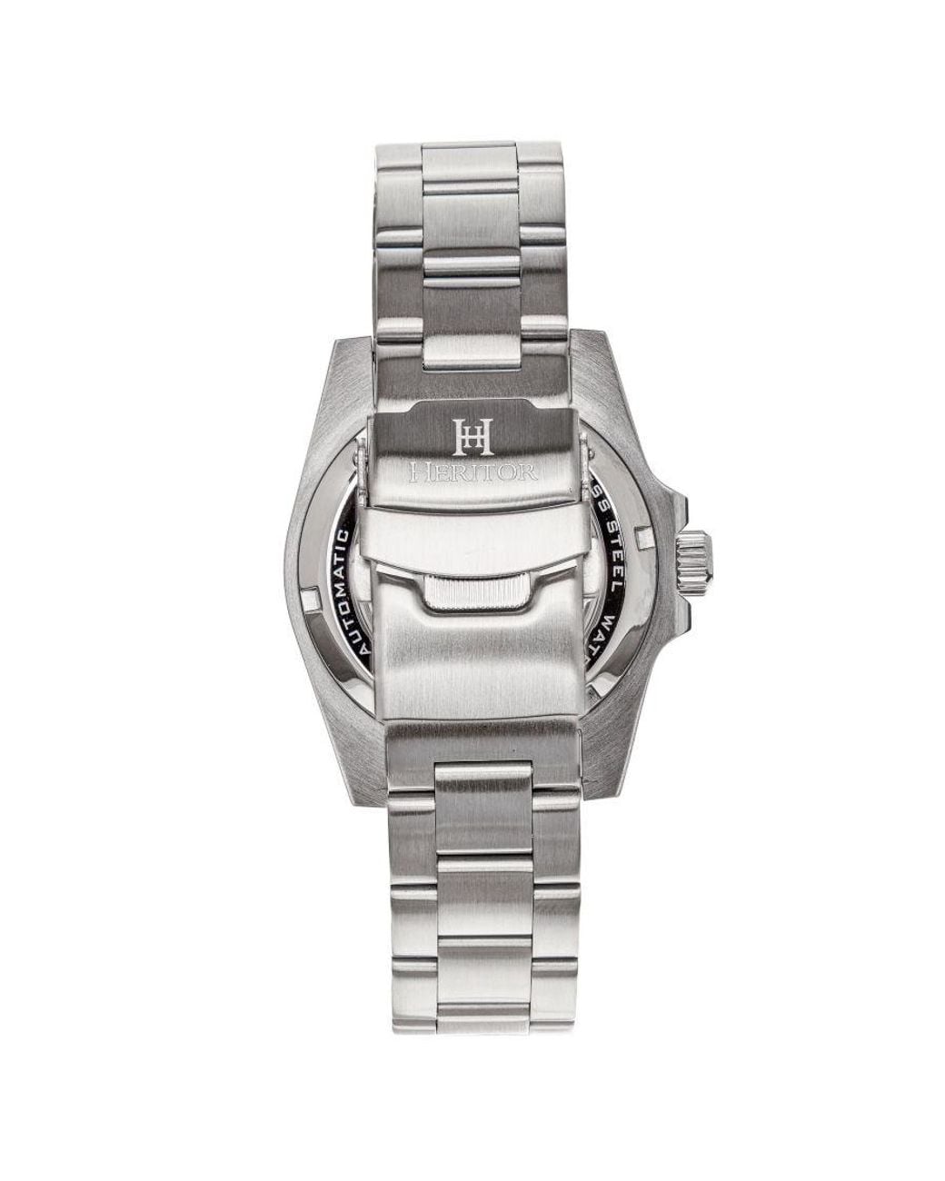 Heritor Metallic Luciano Bracelet Watch W/Date for men