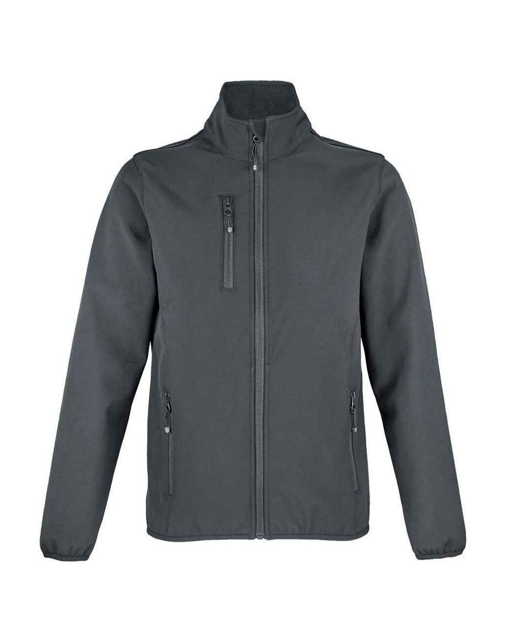Sol's Gray Ladies Falcon Softshell Recycled Soft Shell Jacket