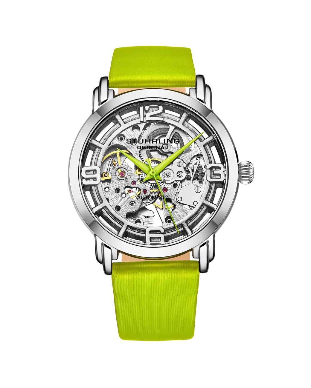 Stuhrling Metallic Winchester 3982 Automatic 40Mm Skeleton