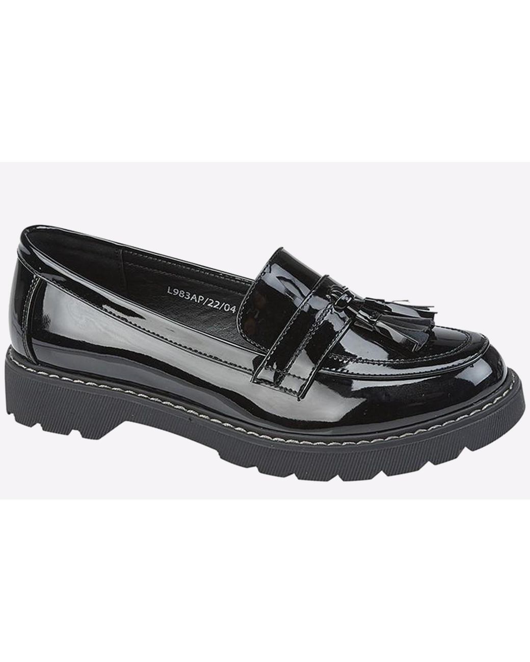 Boulevard Black Cora Toggle Loafers