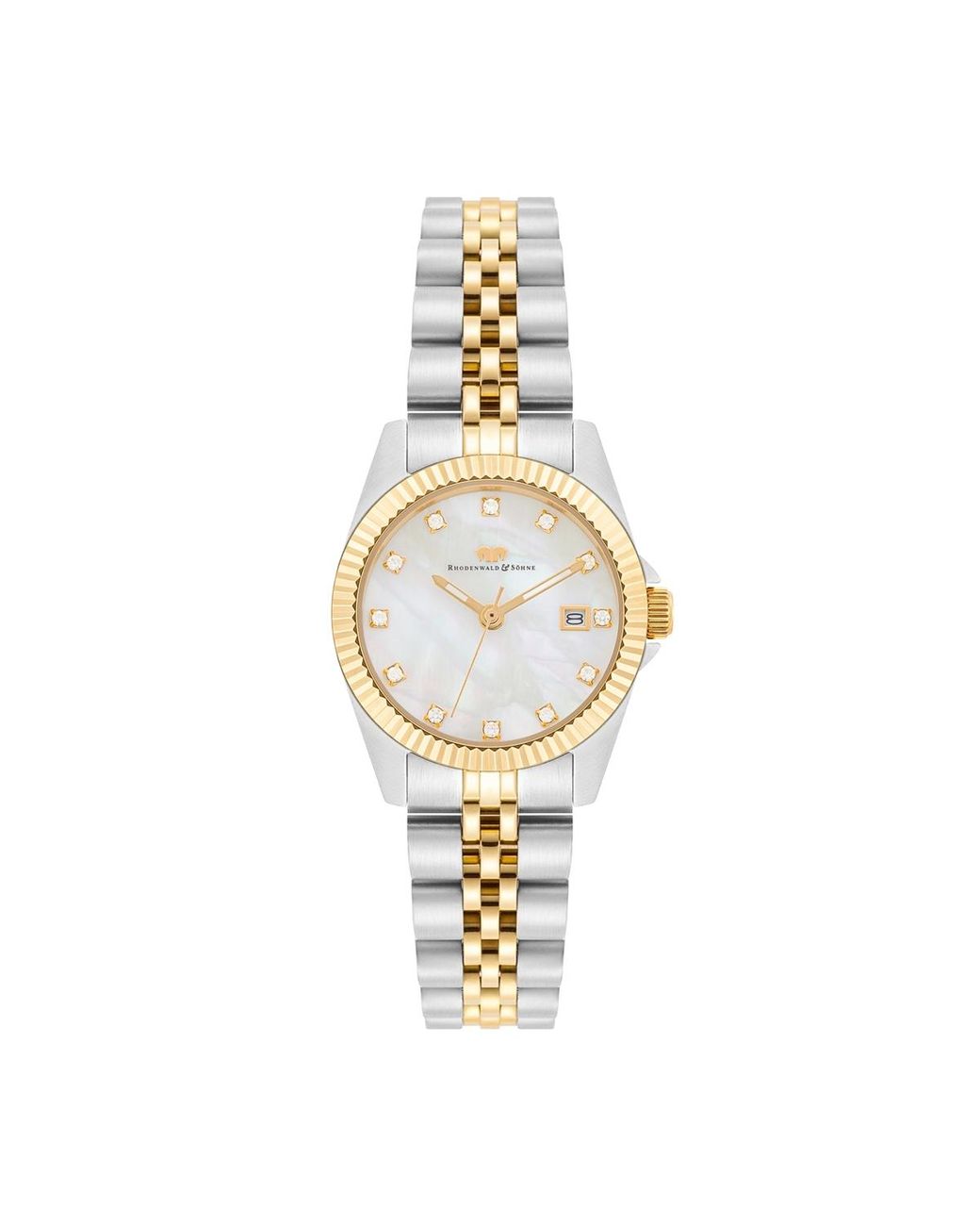 Rhodenwald & Söhne Metallic Stainless Steel Watch 27,5Mm