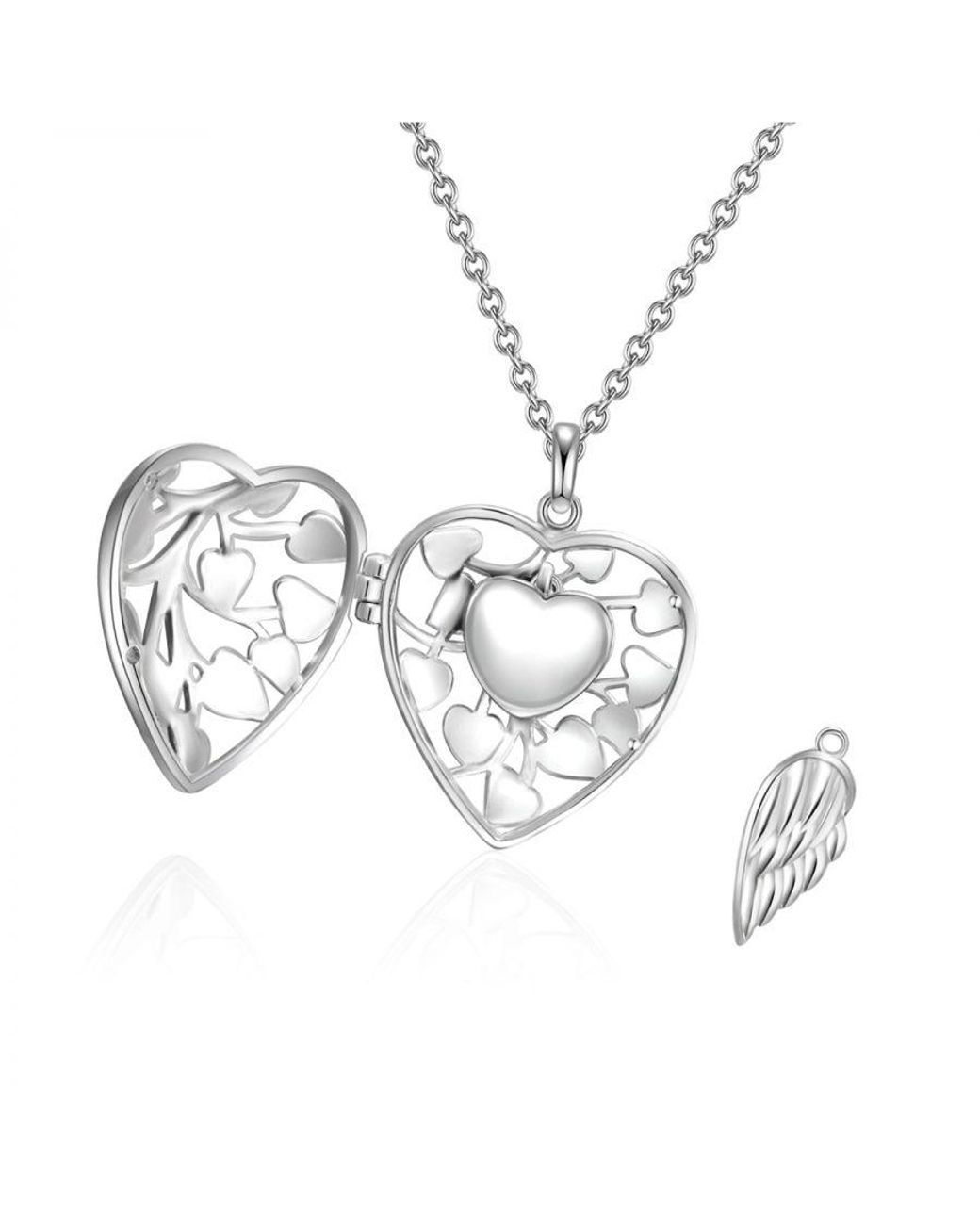 Rafaela Donata Metallic Necklace With Pendant Sterling Bicolor
