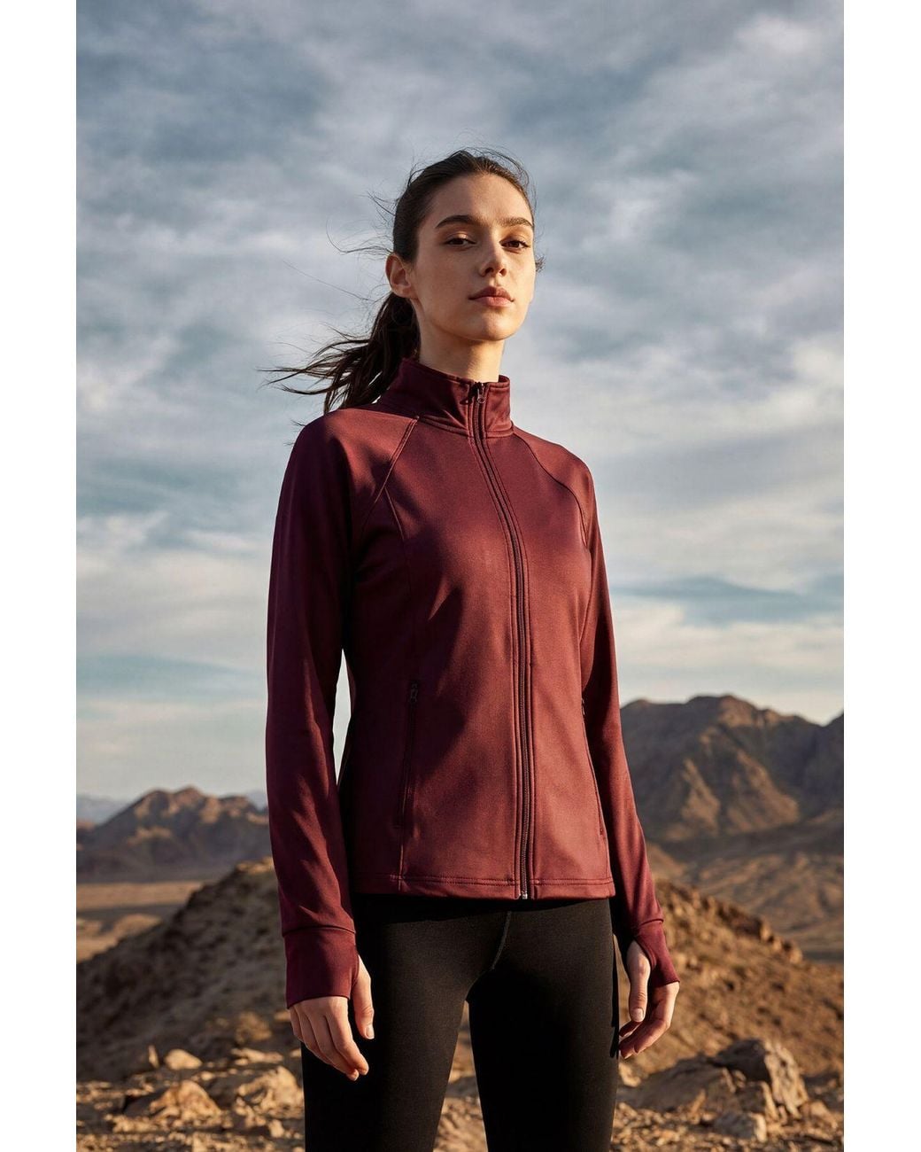 TOMMY LIFE Red Lycra Sweatshirt
