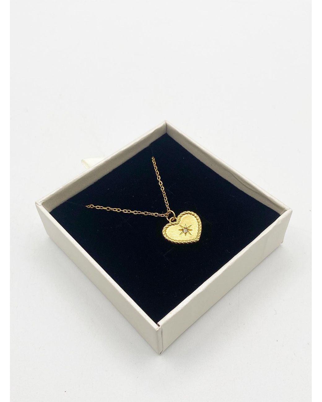 SVNX Blue Starry Heart Necklace