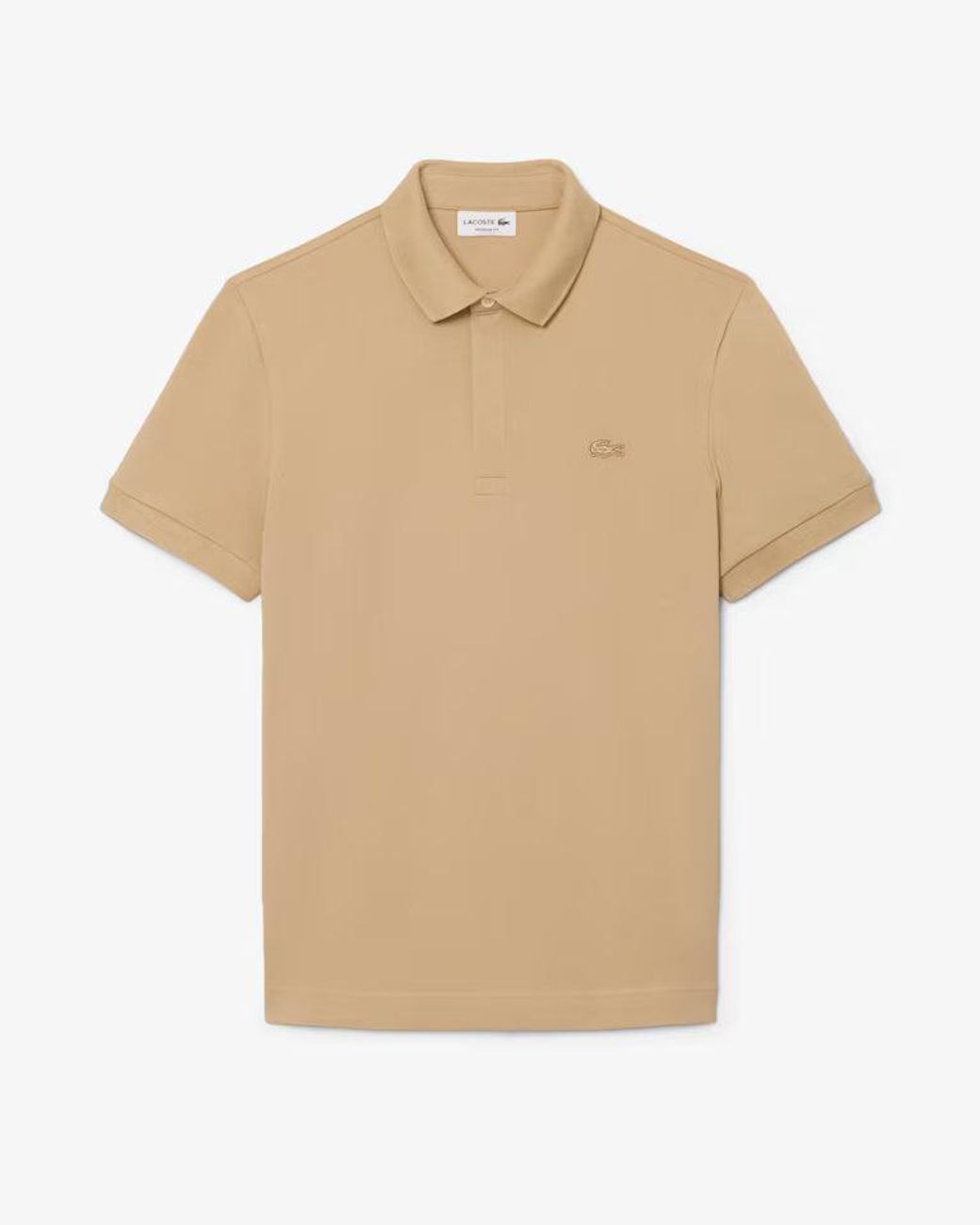 Lacoste Natural Paris Strech Pique Polo Shirt Cotton for men
