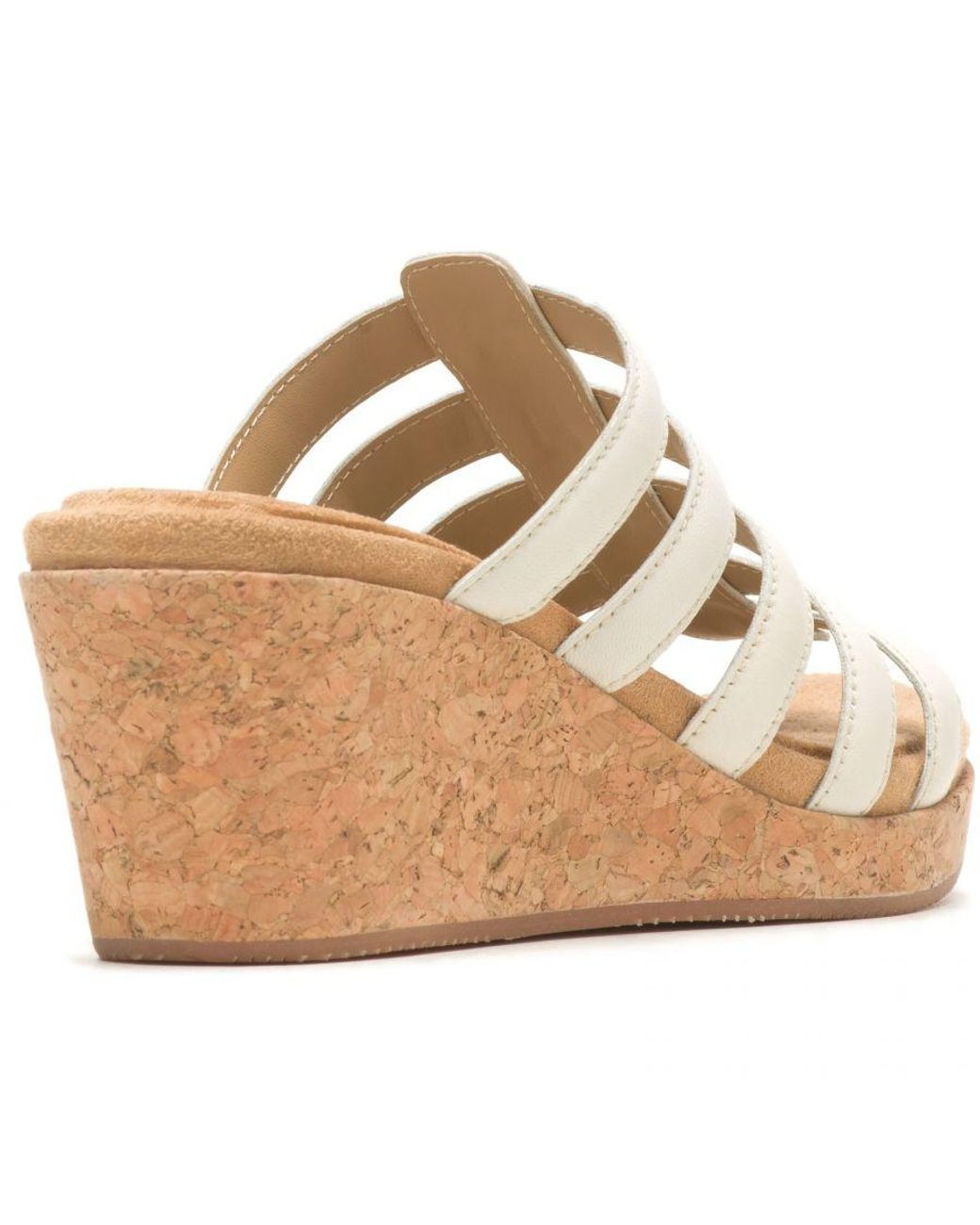 Hush Puppies Metallic Willow Slide Ladies Heeled Sandals