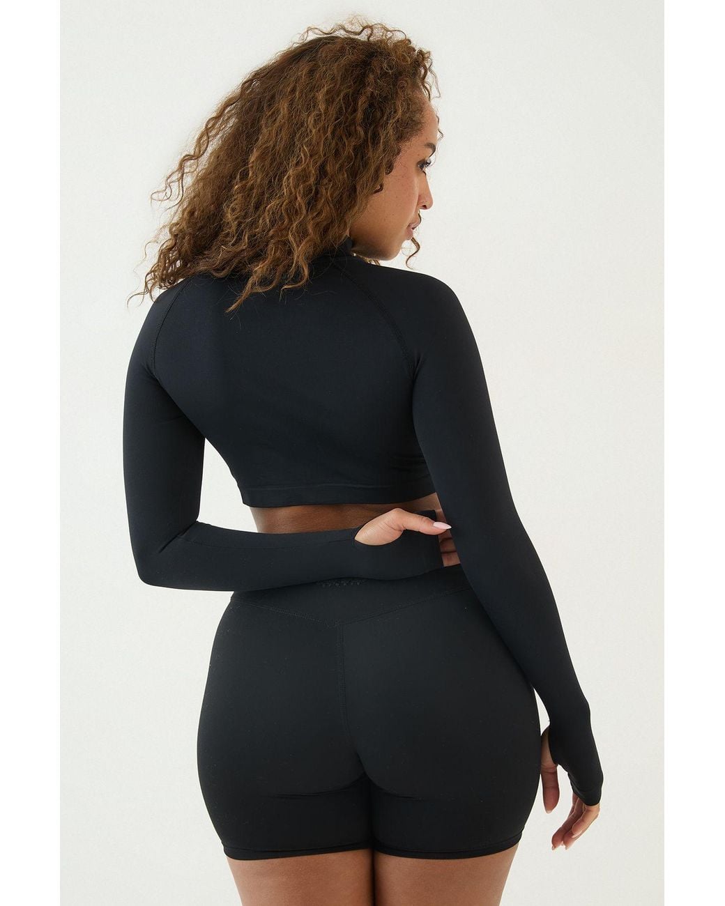 DSGN Studio Black Sport Ultra Contour Seamless Super Cropped Jacket