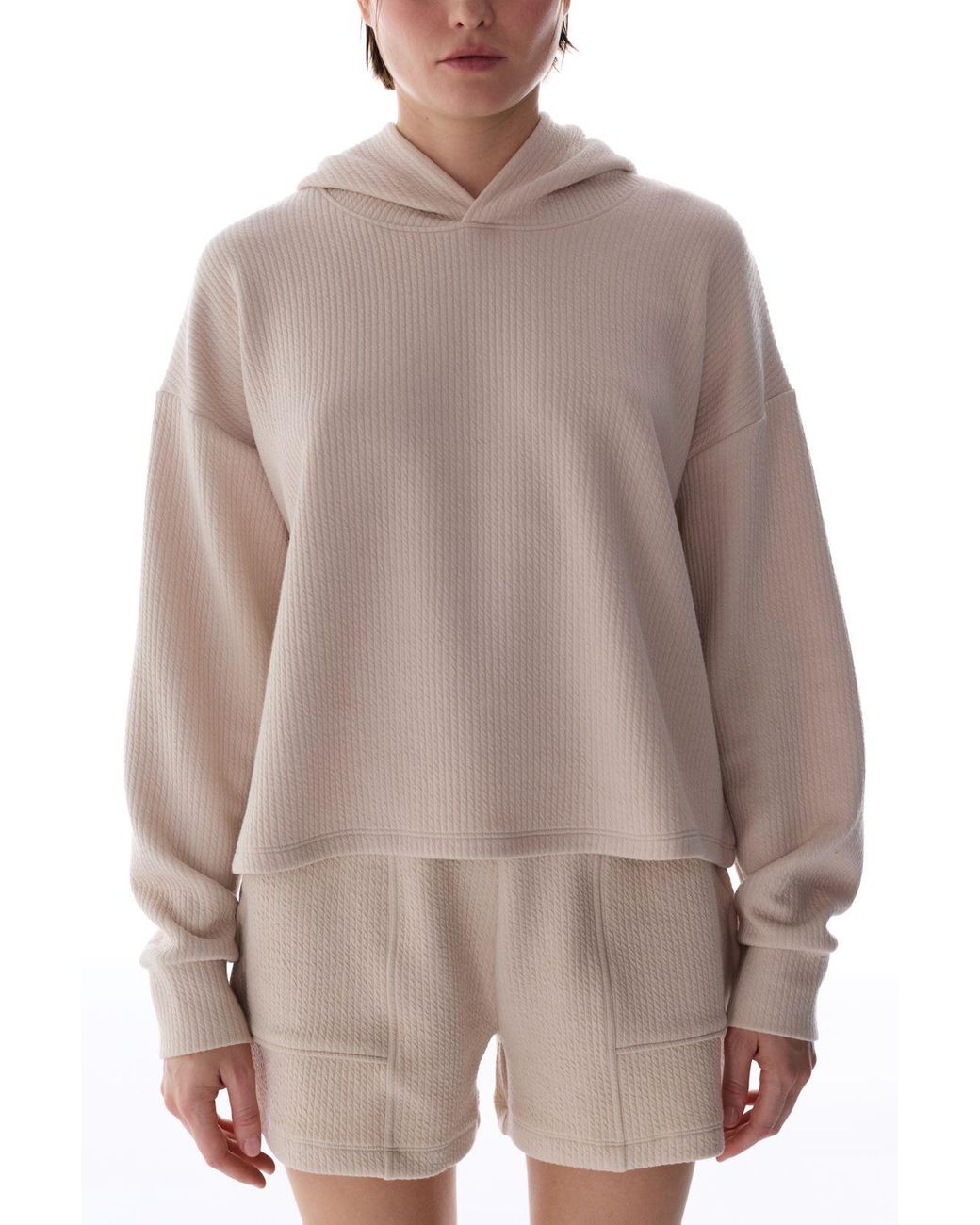 Penti Brown Oversized Knit Hoodie