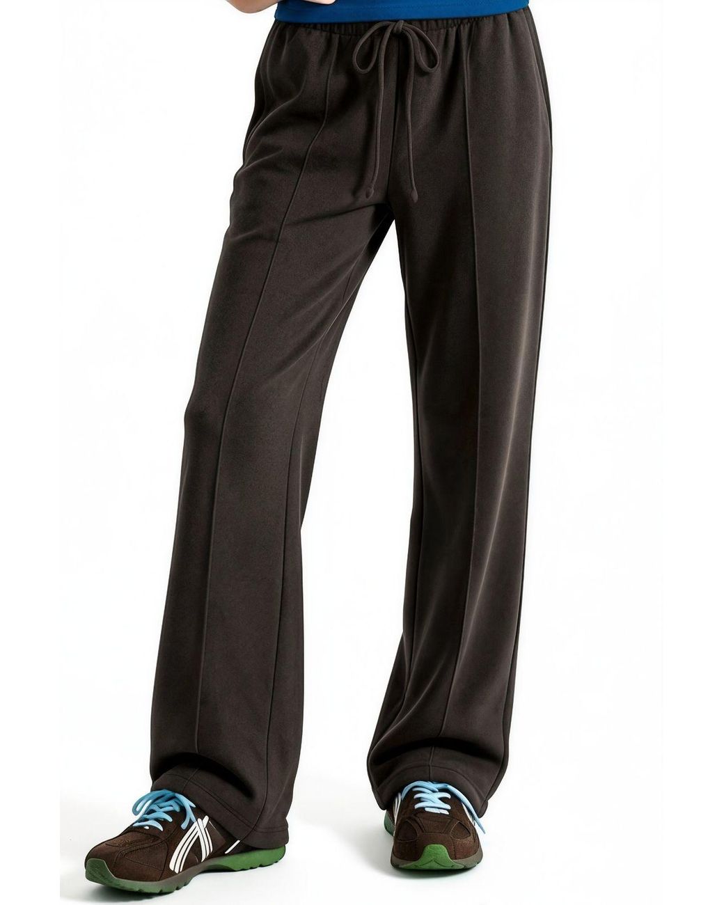 Busem Black Modal Blend Straight-Leg Pants