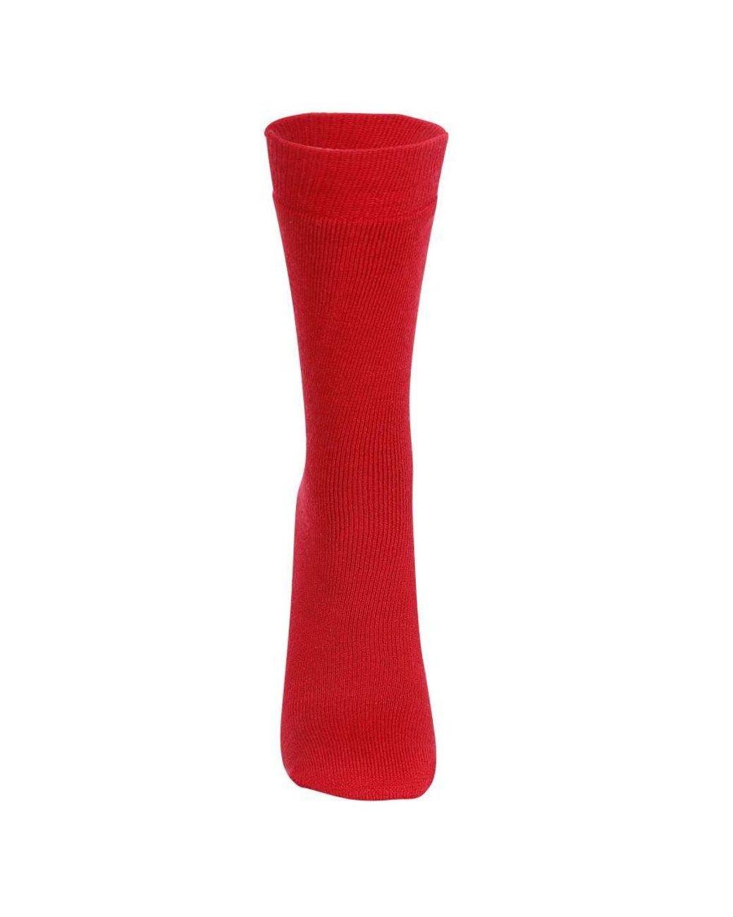 Trespass Red Adults Tubular Luxury Wool Blend Ski Tube Socks