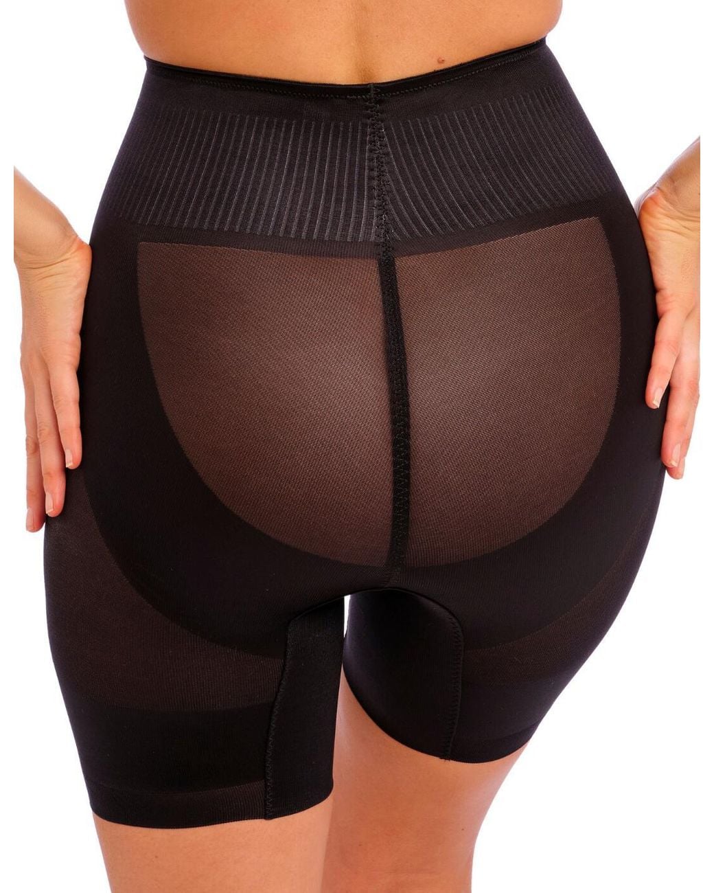 Wacoal Black 137006 Fit & Lift Long Leg Shaper