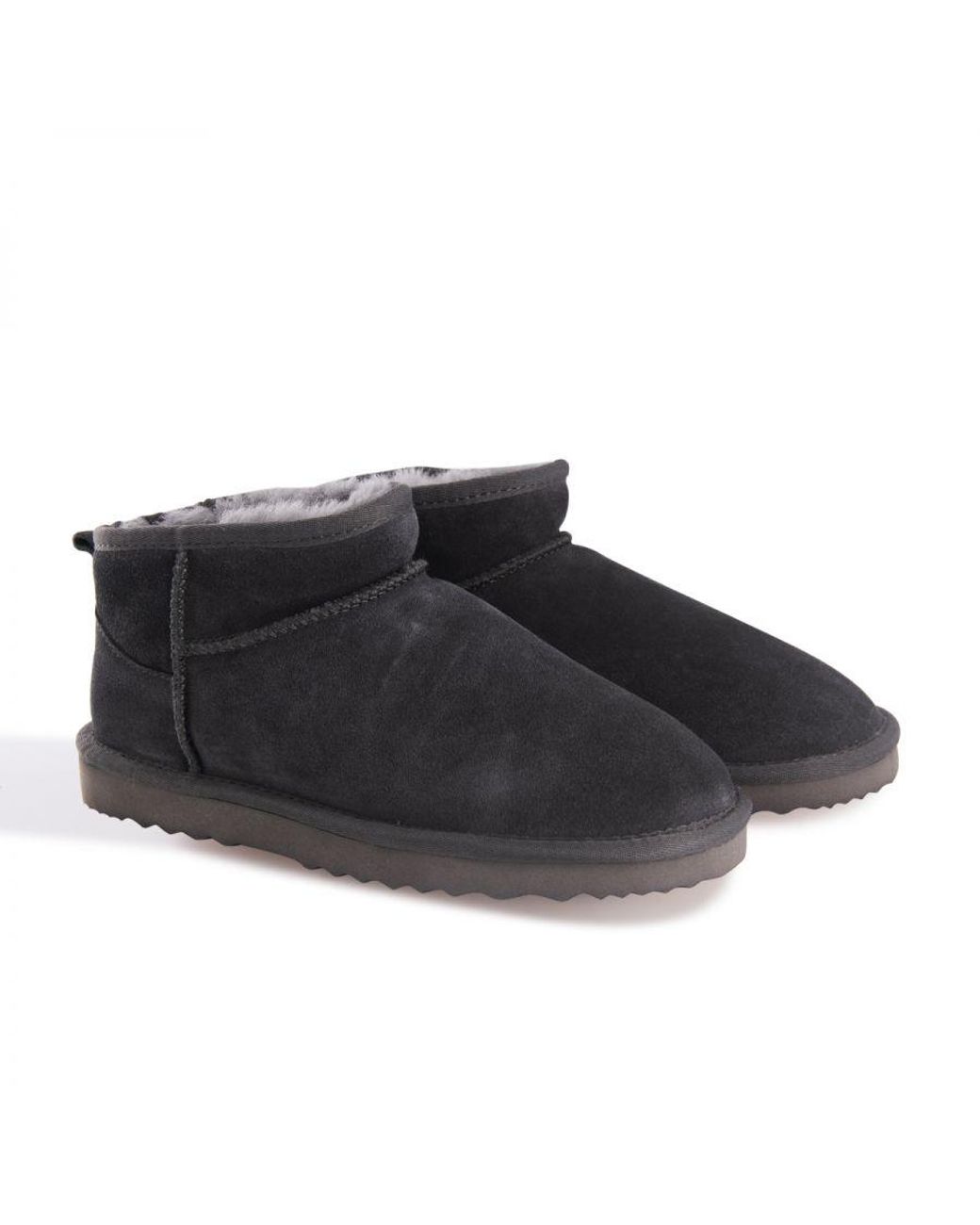 Aus Wooli Black Australia Sheepskin Classic Ultra Mini Boot