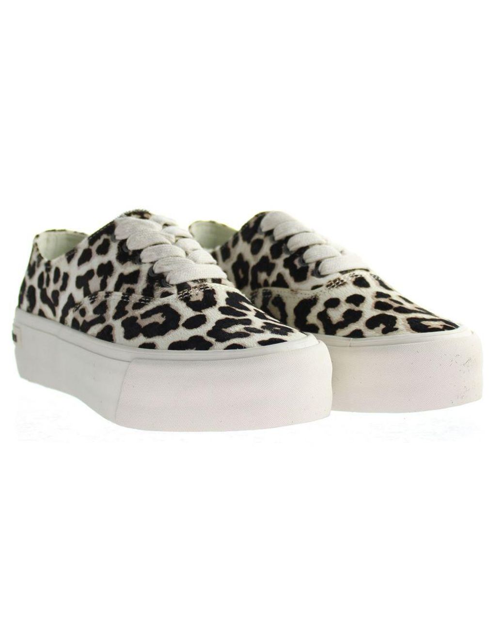 Seavees Black Legend Platform Mulholland Snow Leopard Shoes