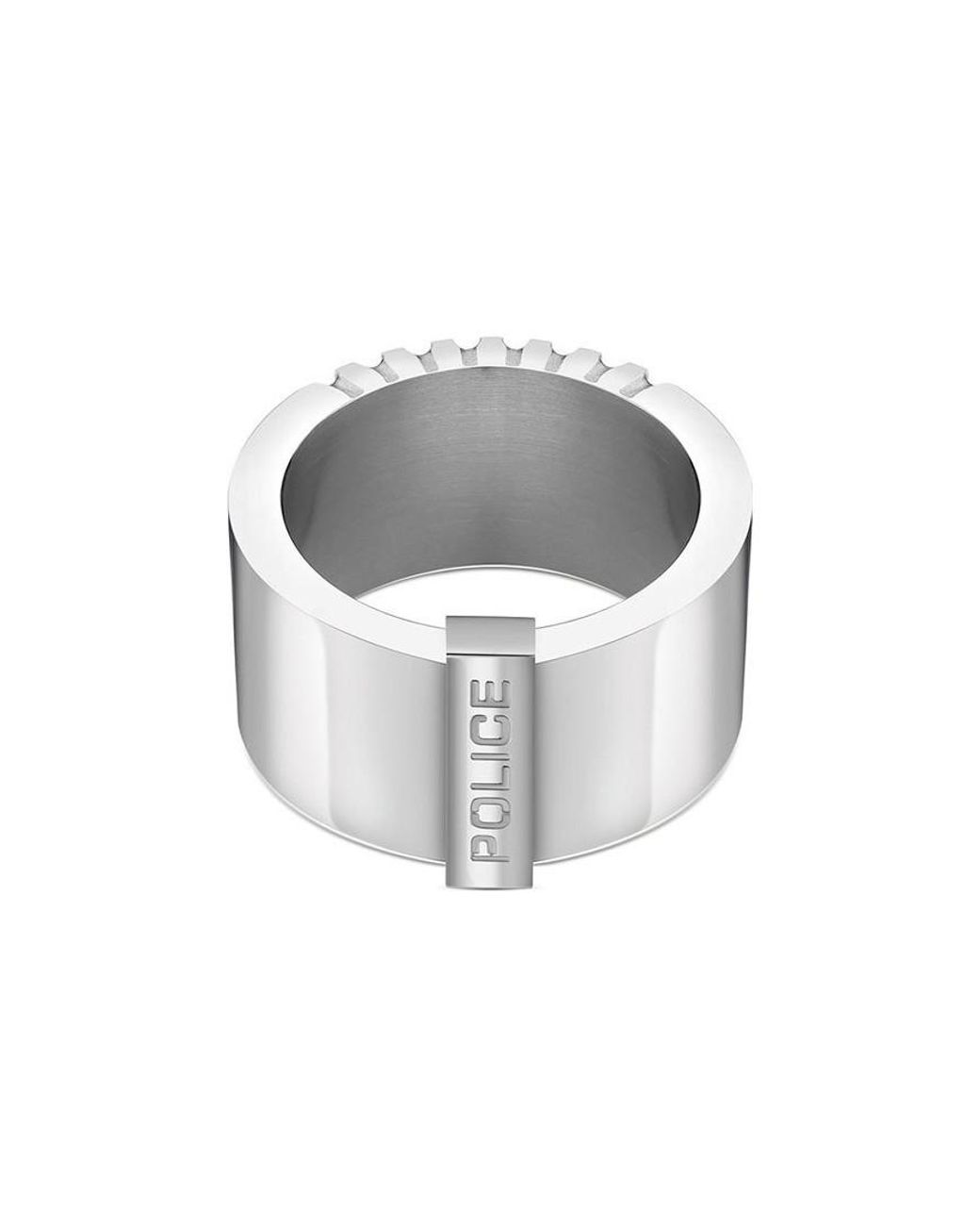 Police Gray Peagf2211513 Ring for men