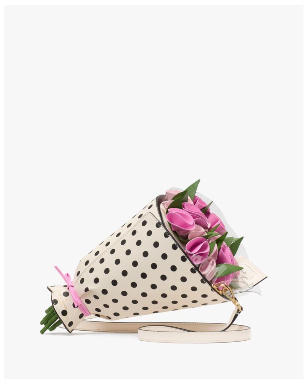 kate spade アザーフローラ 3D パース Kate Spade Flora 3D Bouquet Crossbody in White | Lyst UK