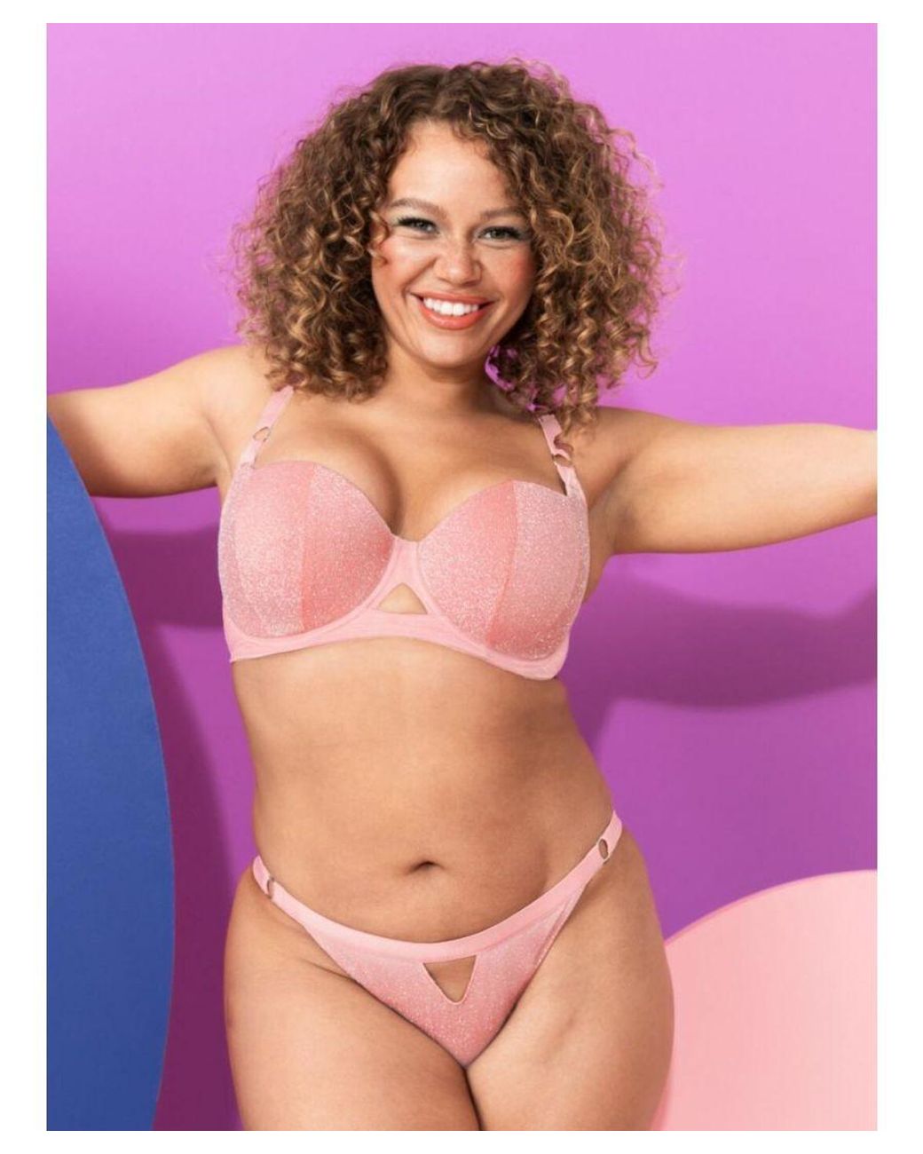 Curvy Kate Blue Lift Off Brazilian