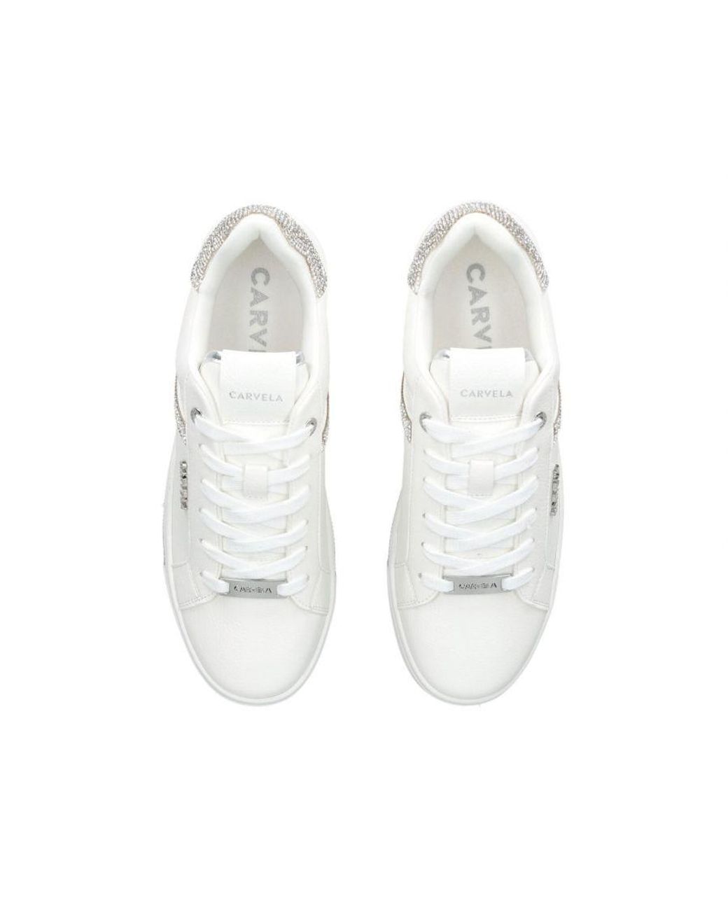 Carvela Kurt Geiger White Daze Jewel Sneakers