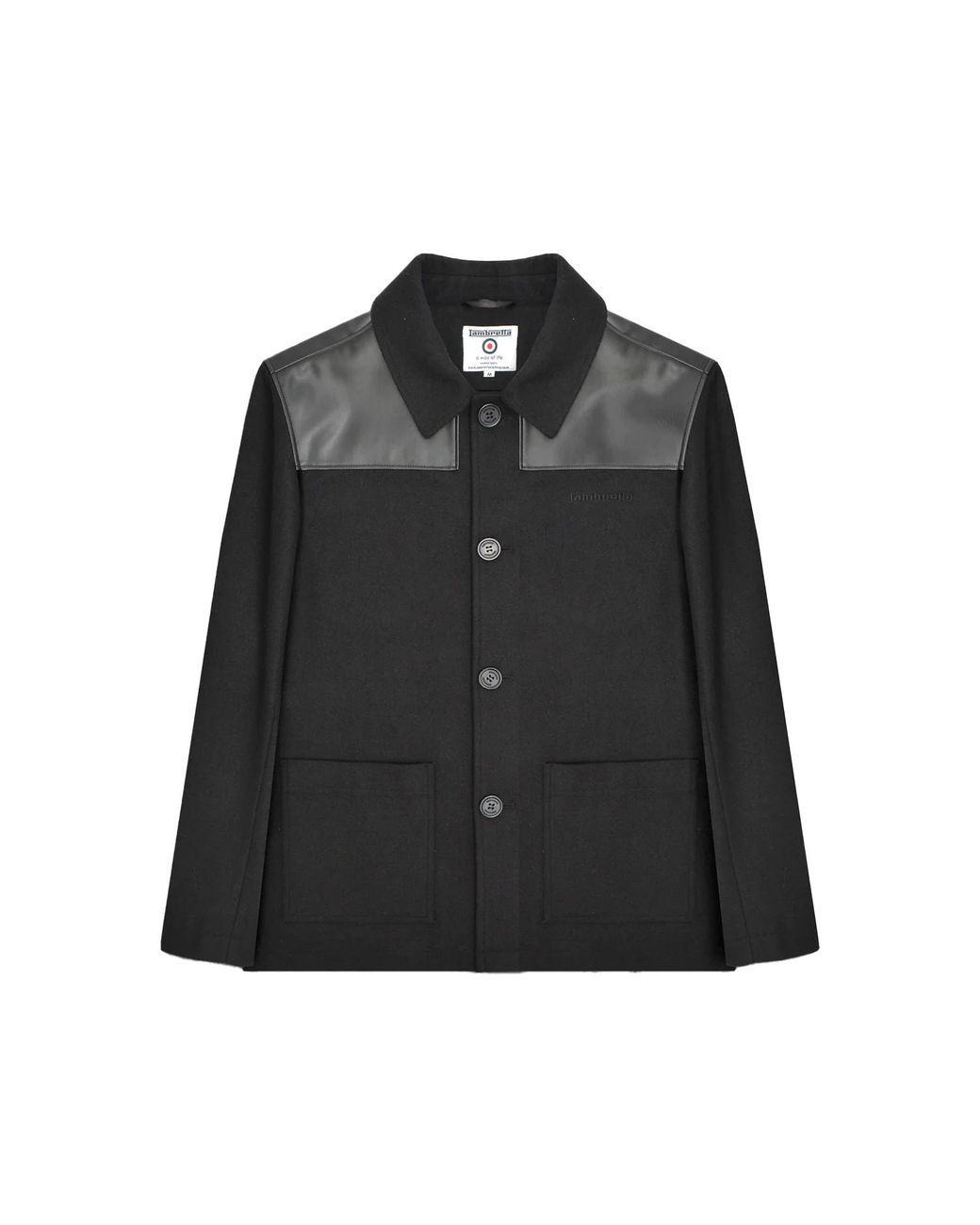Lambretta Black Donkey Jacket for men