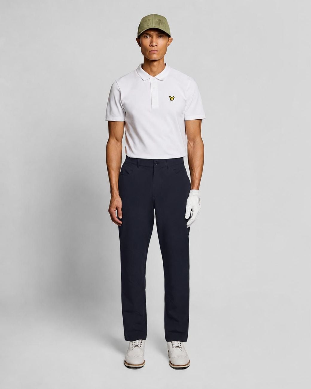Lyle & Scott Blue 5 Pocket Golf Trousers for men