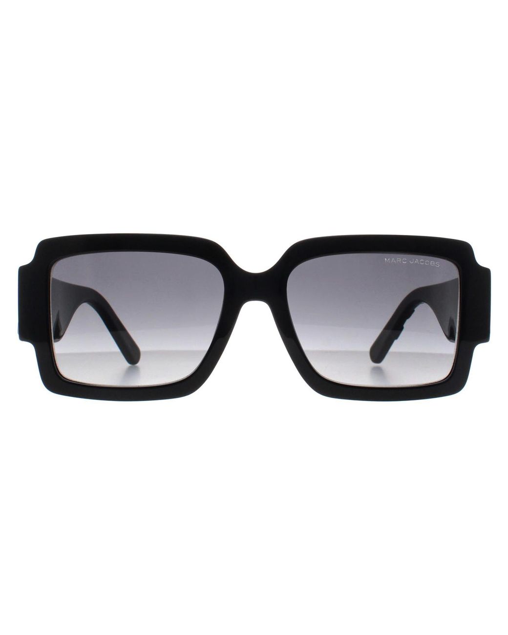 Marc Jacobs Black Rectangle Shiny Dark Gradient 693/S