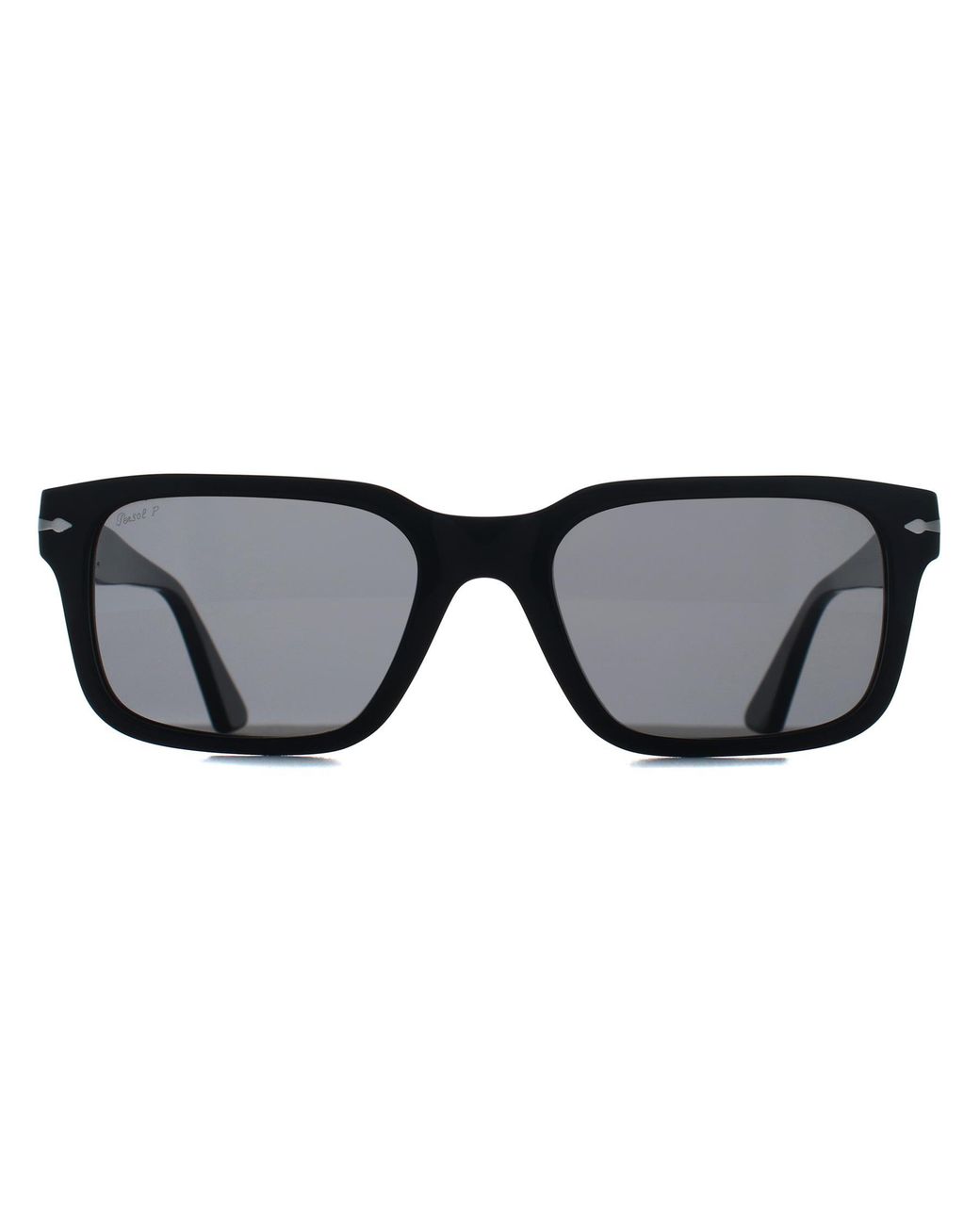 Persol Black Rectangle Polarized Dark Po3272S for men