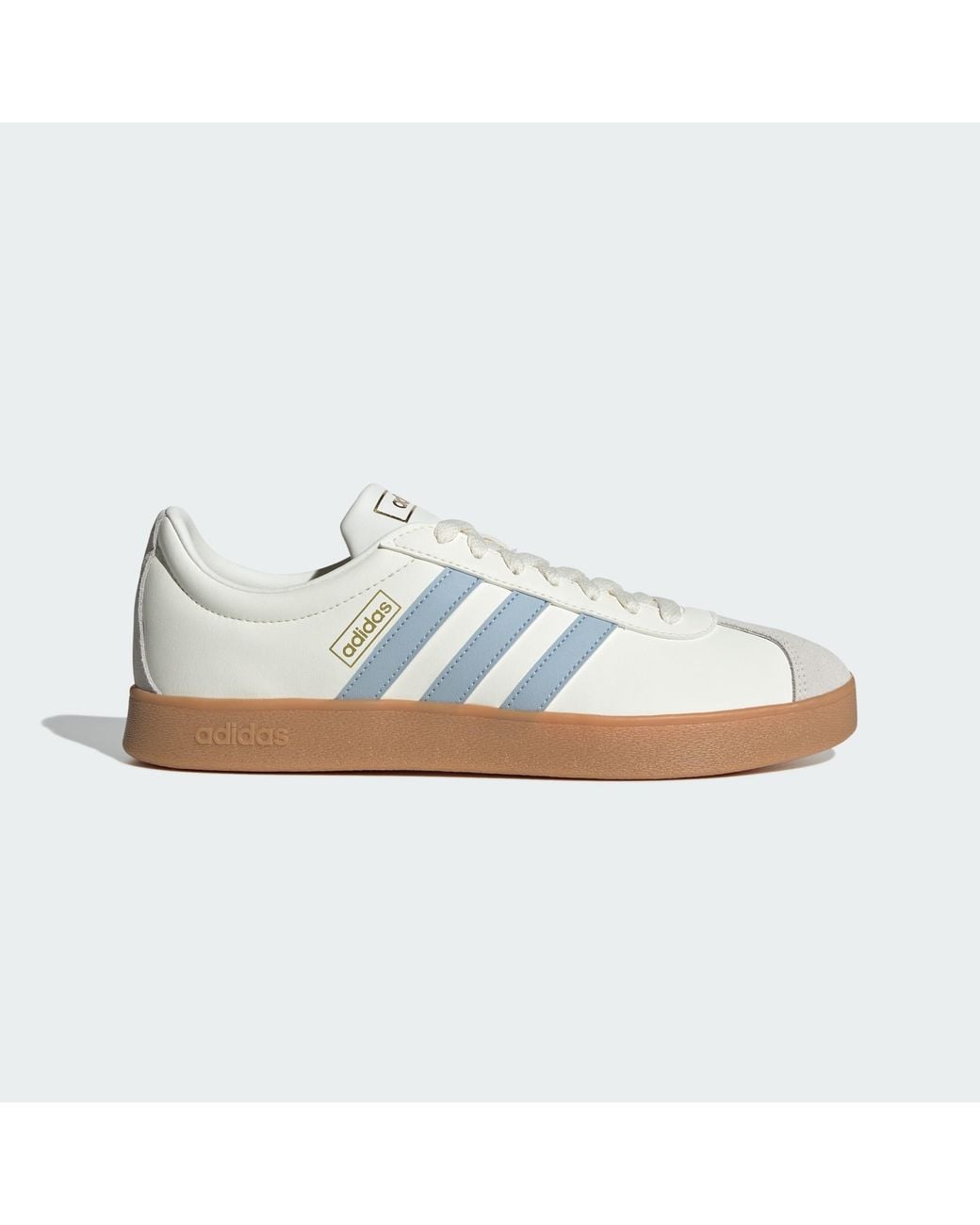 Adidas White Vl Court 2.0 Shoes for men