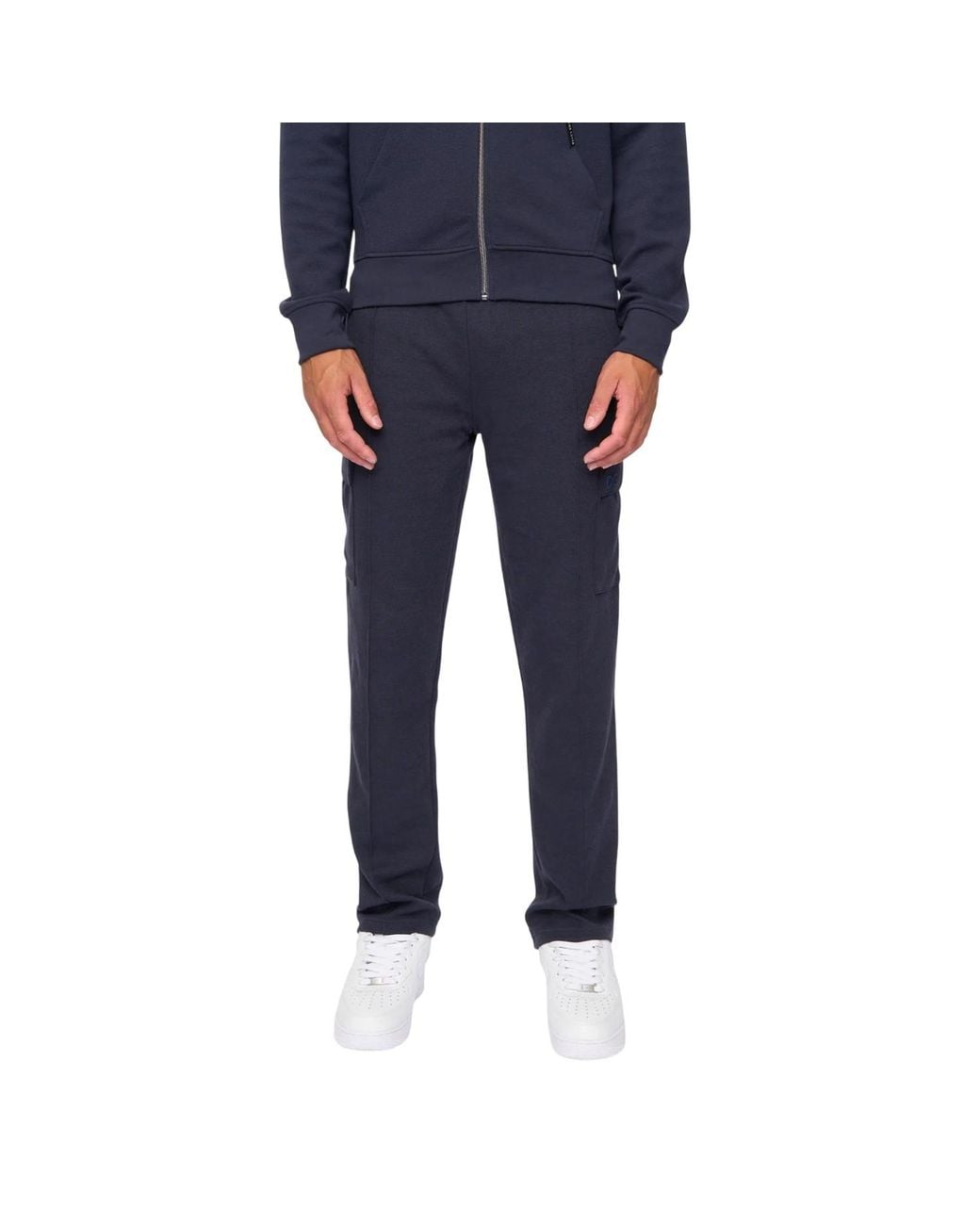 Duck and Cover Blue Optimus Combat Jogging Bottoms for men