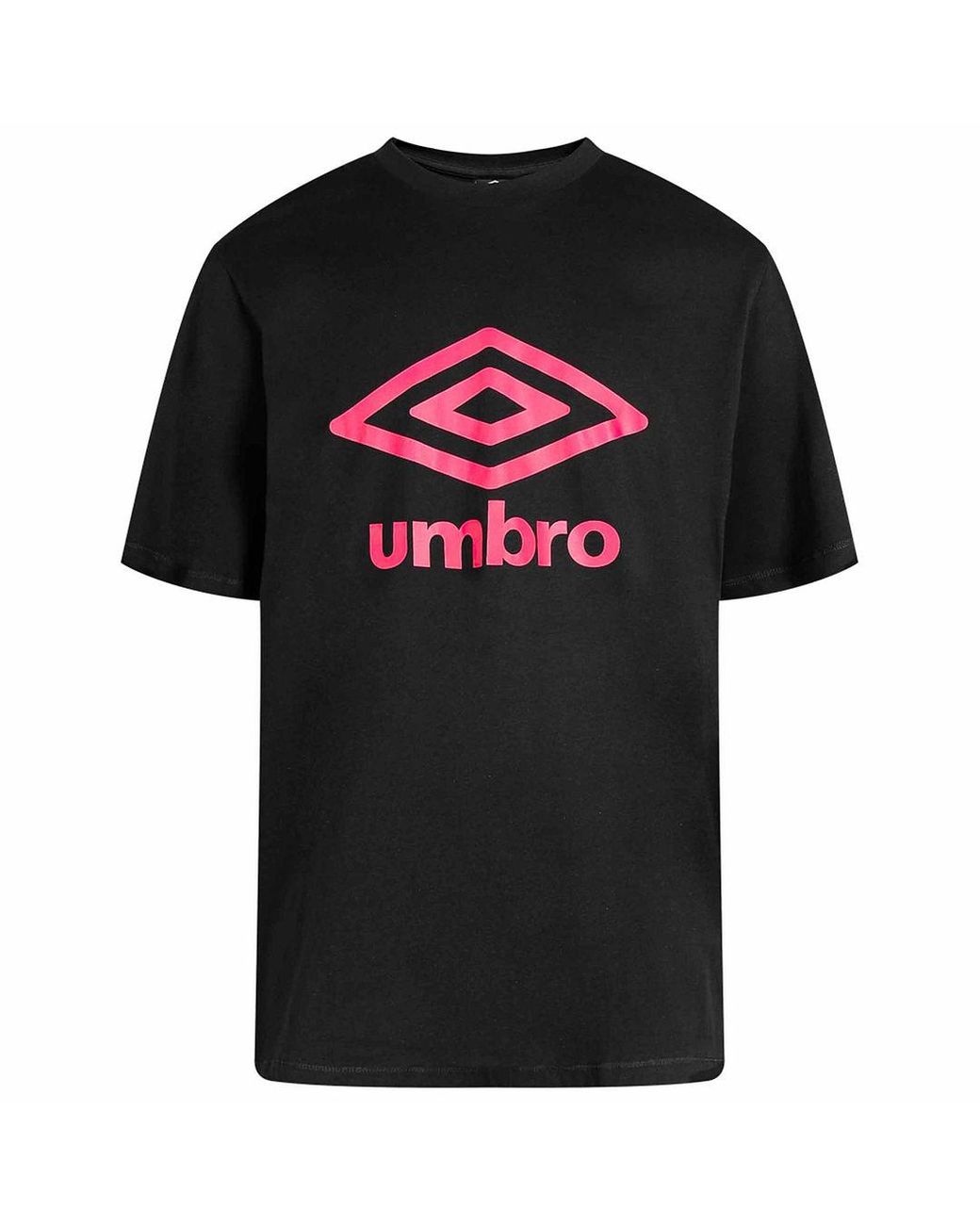 Umbro Black Large Logo T-Shirt Cotton for men