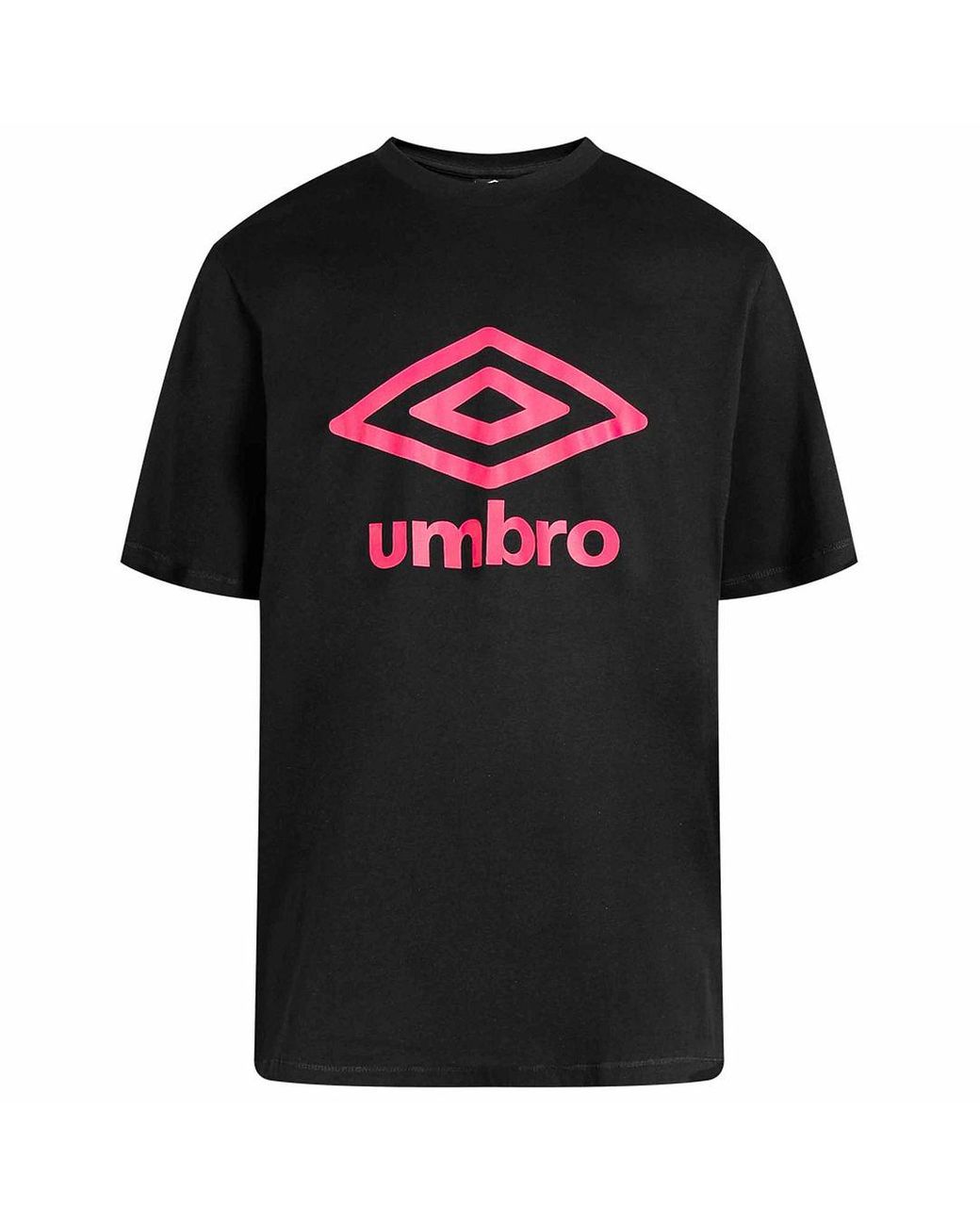Umbro Black Large Logo T-Shirt Cotton for men