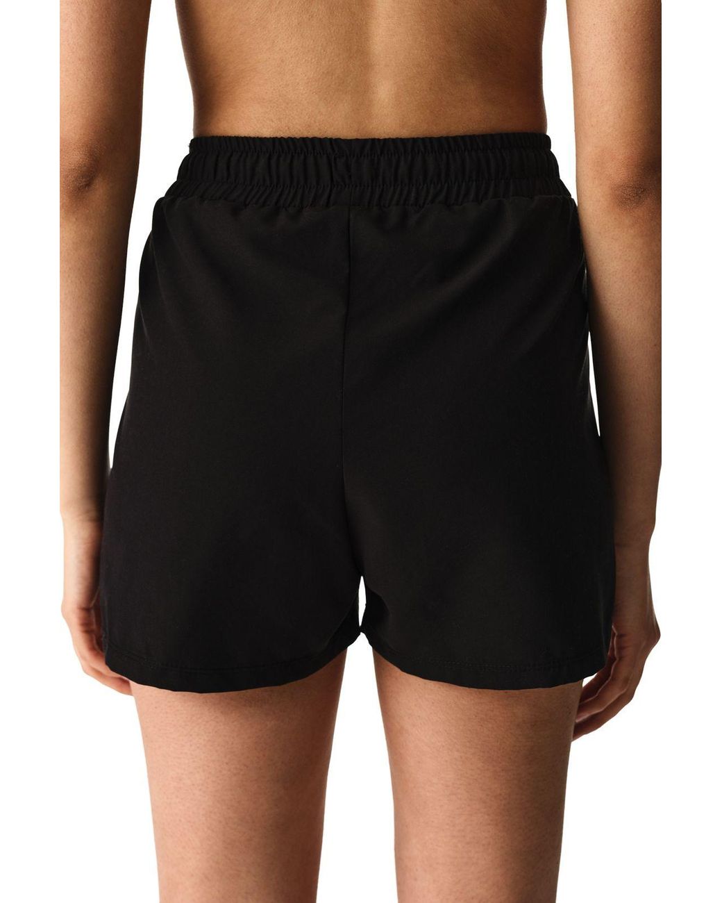Penti Black Mid-Waist Woven Board Shorts