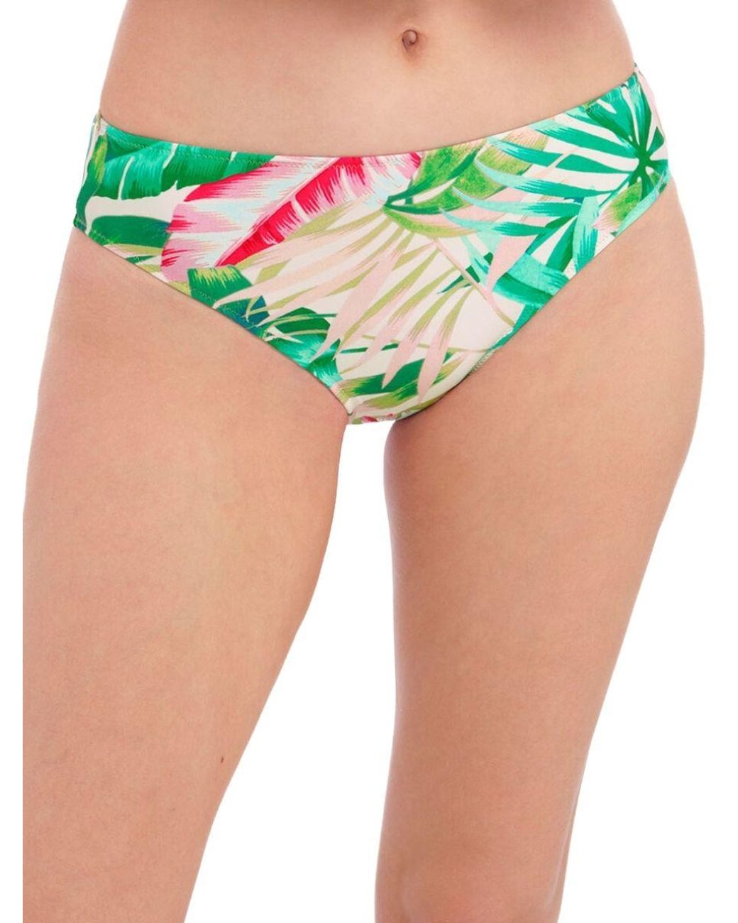 Fantasie Green Langkawi Mid Rise Bikini Brief Sorbet