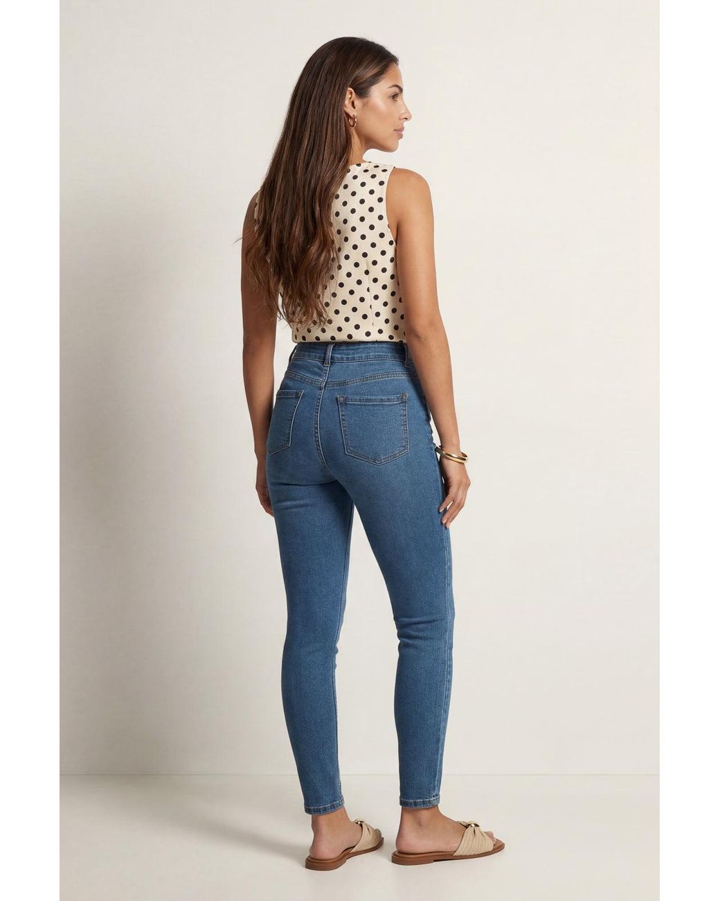 Urban Bliss Blue Skinny Jean Mid