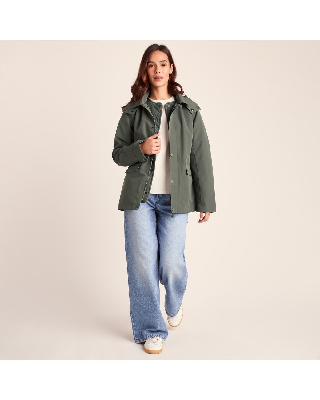 TOG24 Blue Shea Waterproof Trench Coat