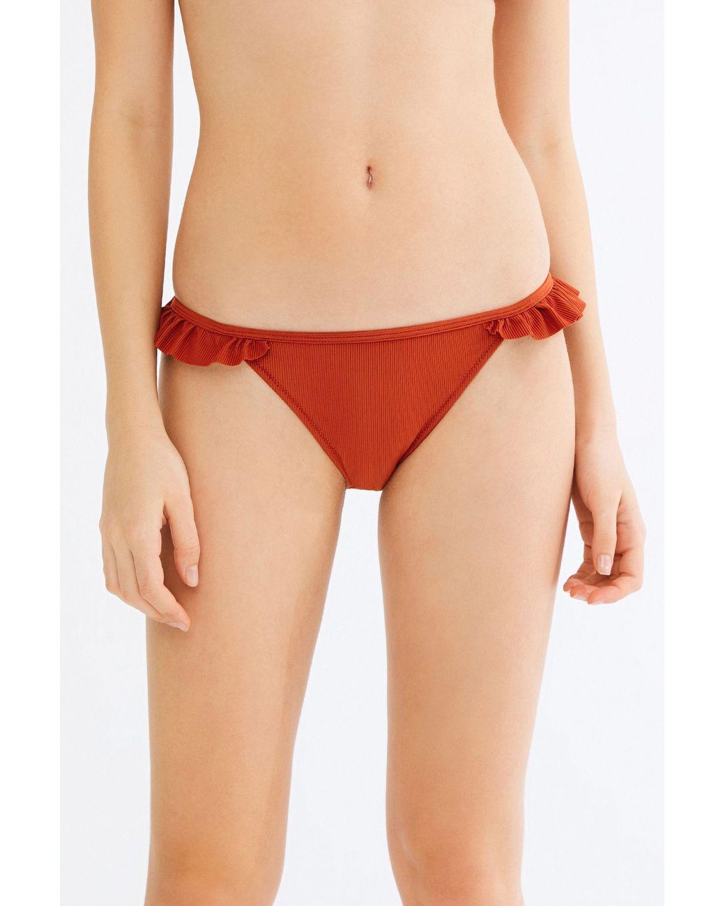 Penti Orange Low-Waist Frilly Hipster Bikini Bottoms