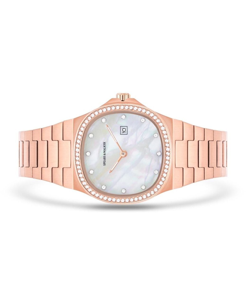 Spears & Walker Pink Stainless Steel Watch Approx. 31.2 Mm