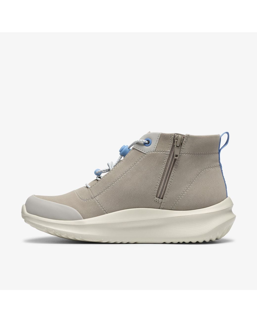 Clarks Gray Solevana Clara Light Boots
