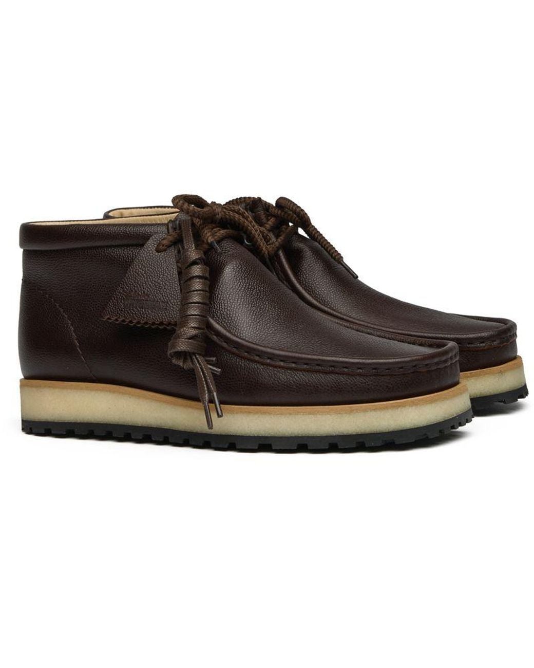 Clarks Brown Wallabee Scout Boots for men