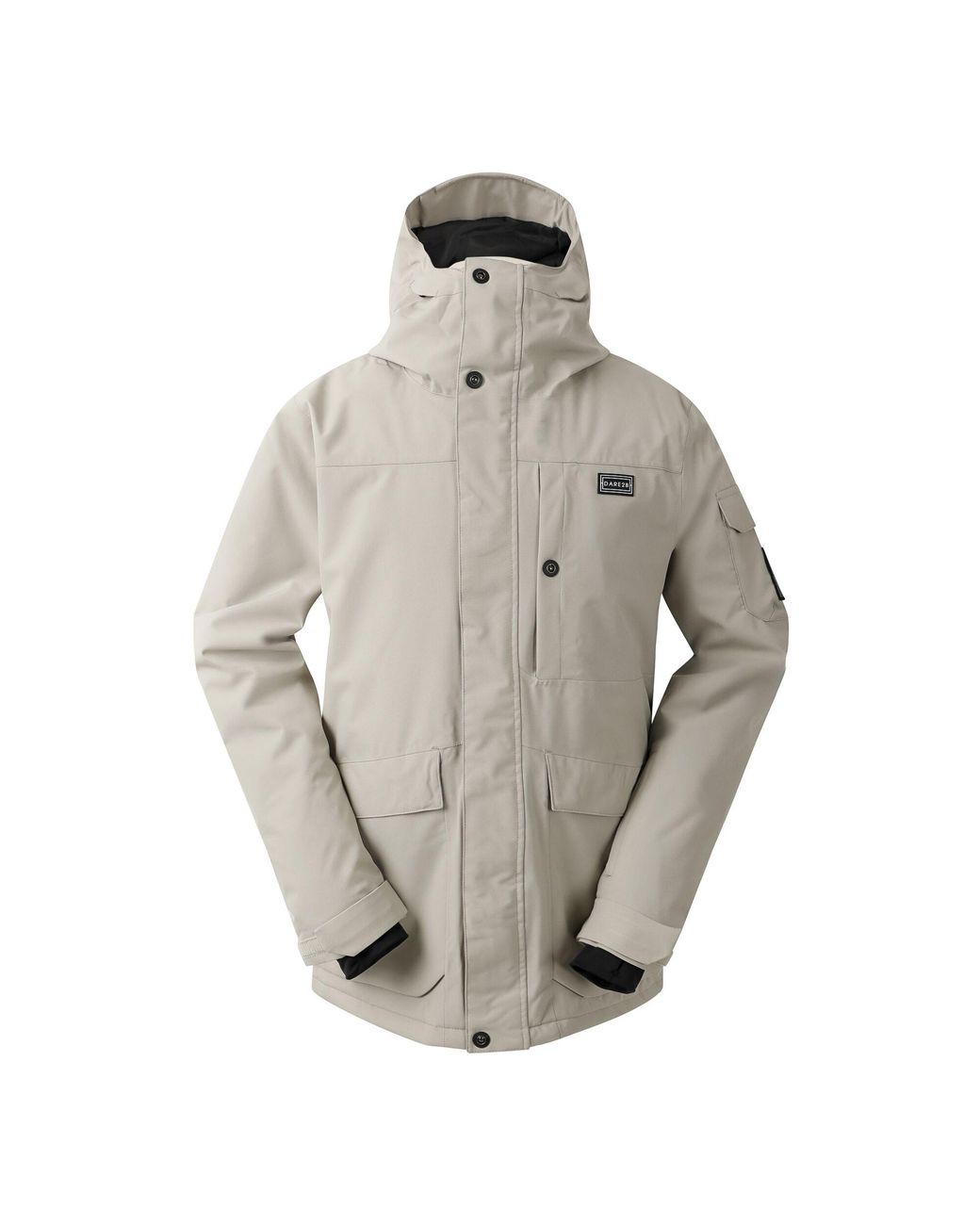 Dare 2b Gray Twin Tip Ski Jacket (Abbeystone) for men