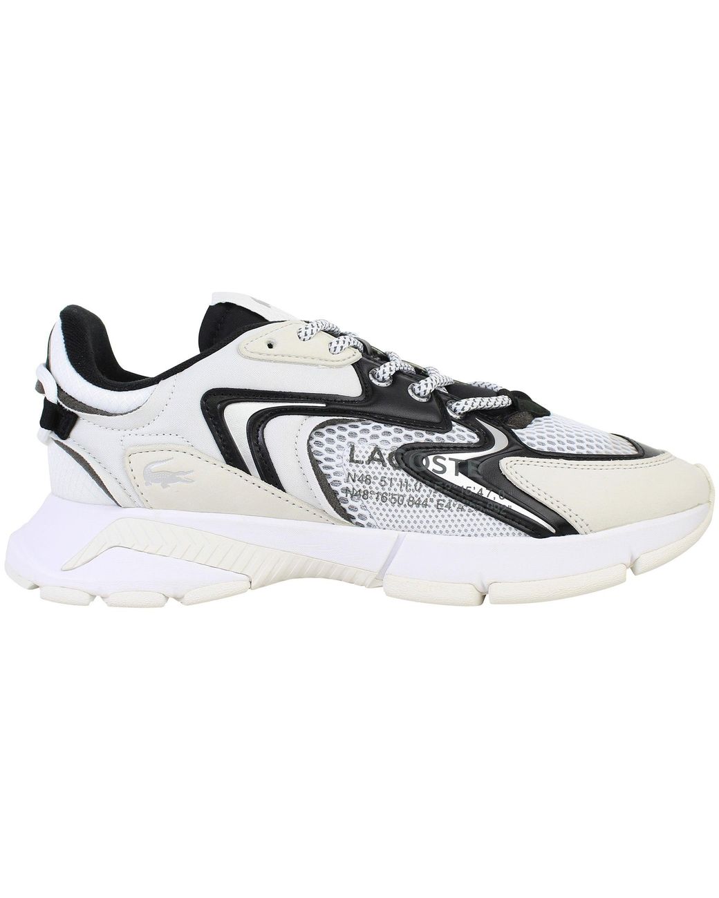 Lacoste White L003 Neo 124 3 Cou Off Trainers for men