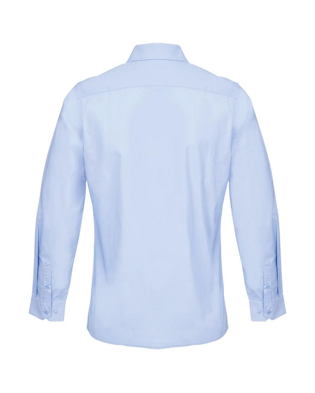 Sol's Blue Adult Bailey Poplin Long-Sleeved Shirt (Sky)