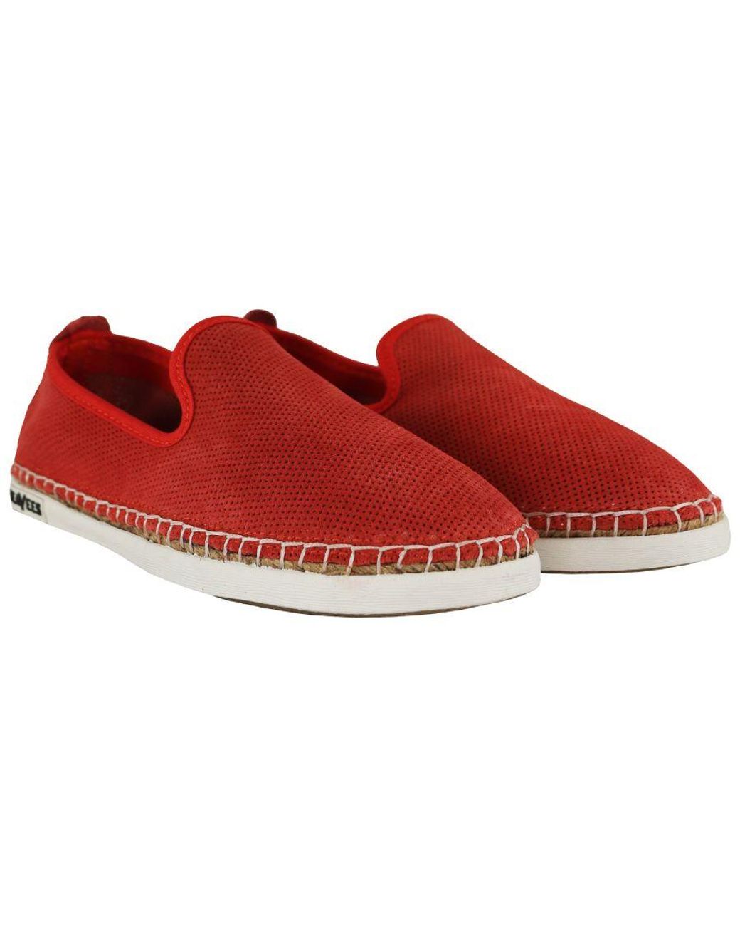 Seavees Red Ocean Park Shoes Leather