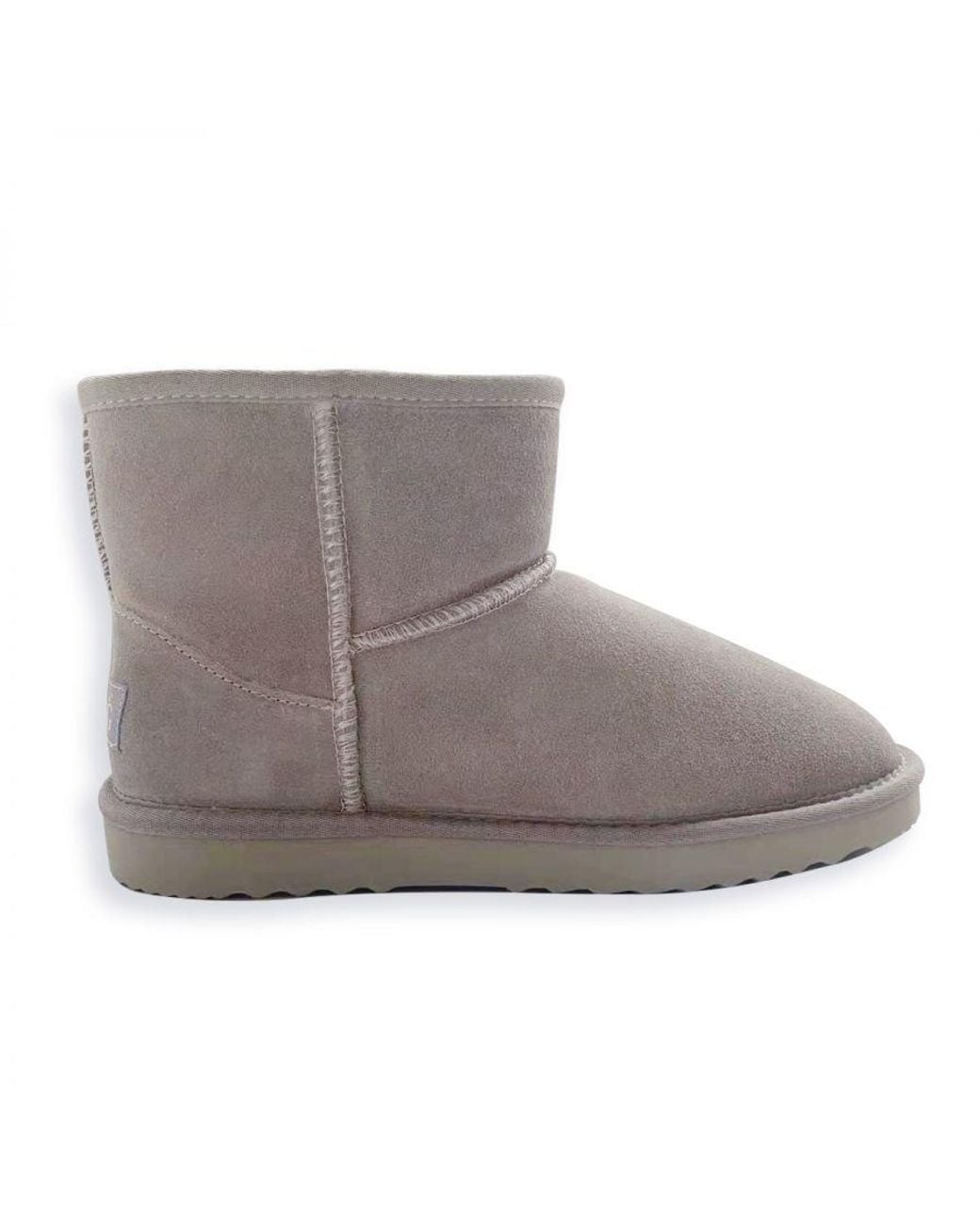 Aus Wooli Gray Australia Short Sheepskin Ankle Boot