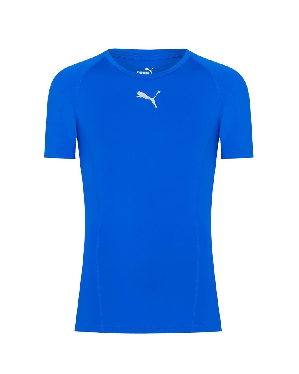 PUMA Blue Short Sleeve T-Shirt for men