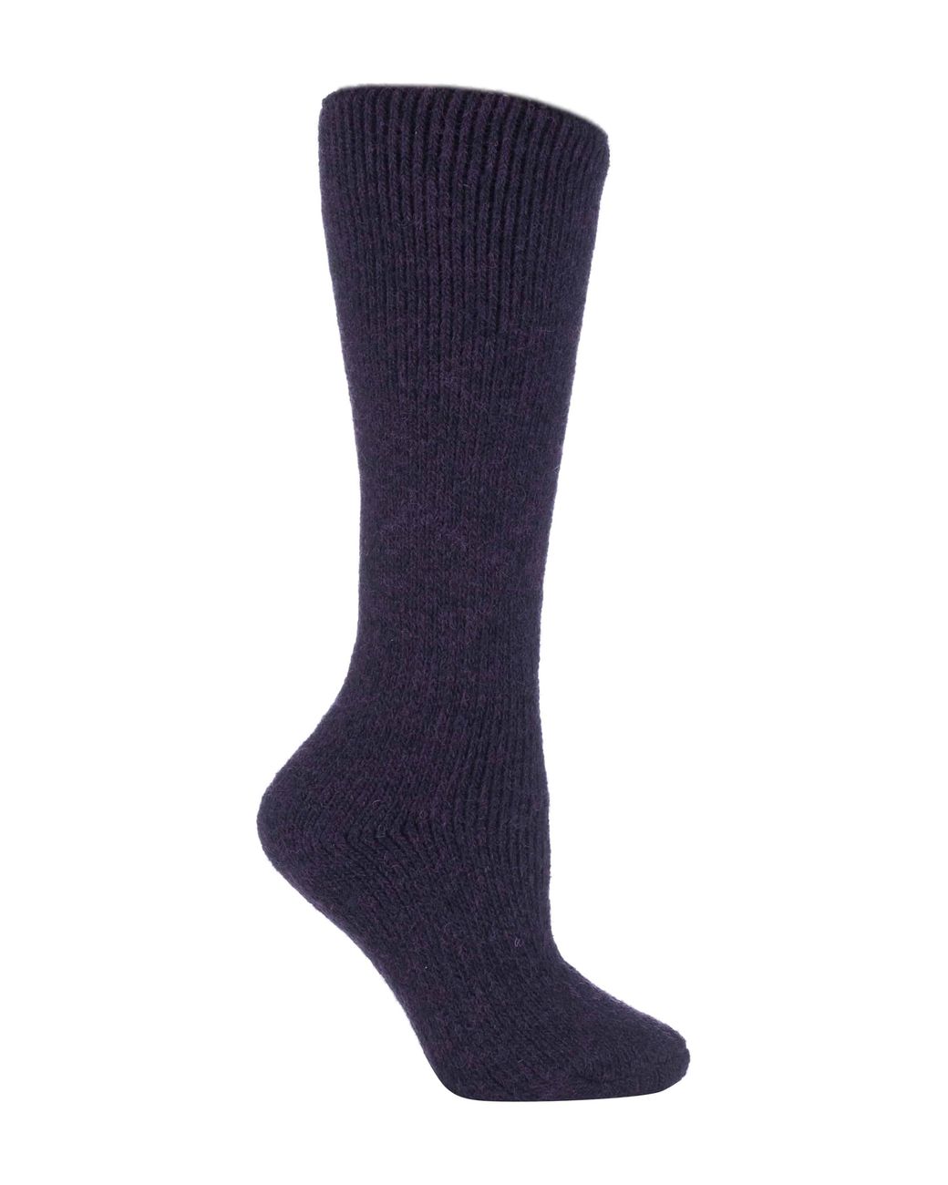 Heat Holders Blue Ladies Extra Long Thick 2.7 Tog Coloured Knee High Wool Socks