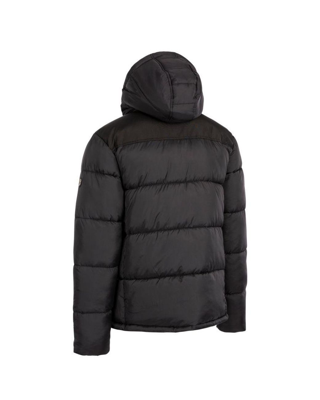 Trespass mens argyle quilted jacket black cheap