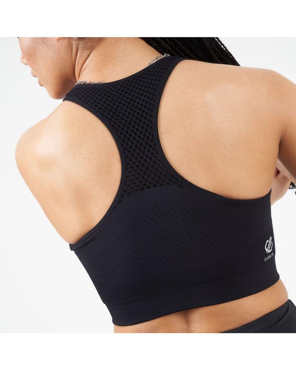 Dare 2b Black Dont Sweat It Medium Impact Sports Bra