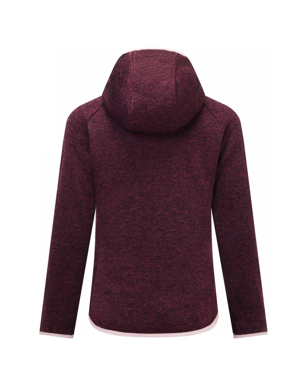 Regatta Purple Ladies Newhill Hooded Fleece Jacket (Fig)