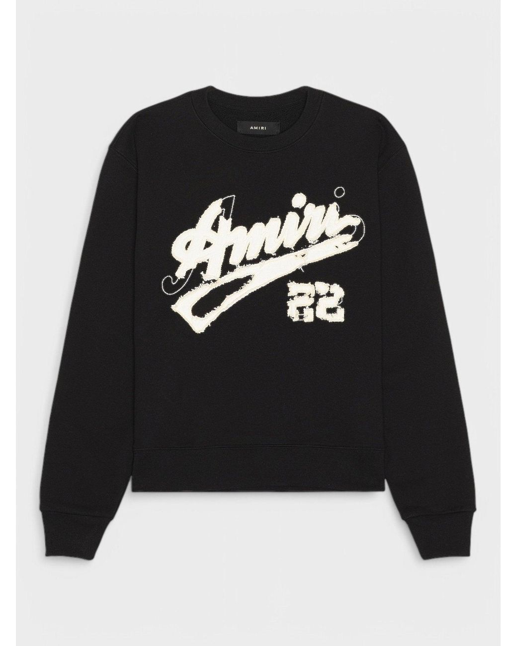 Amiri Black 22 Crewneck Cotton for men